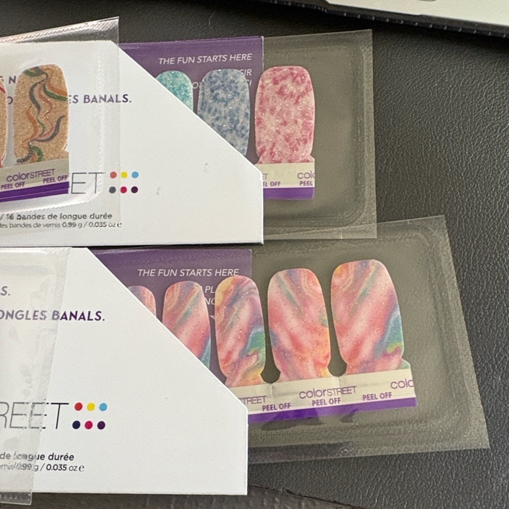 Multiple Color Street Nail Strips-All exclusive to Color Play